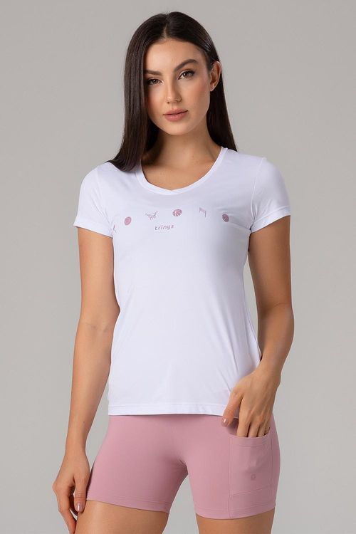 T-Shirt Eco Dry Game - Branco