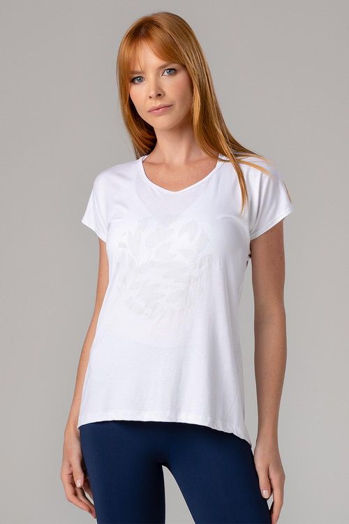 T-Shirt Fluidity Flora - Branco