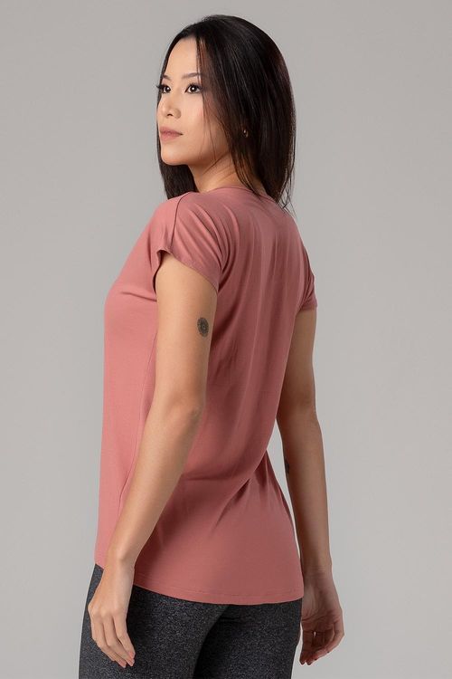 T-Shirt Fluidity Flora - Rosa Velho