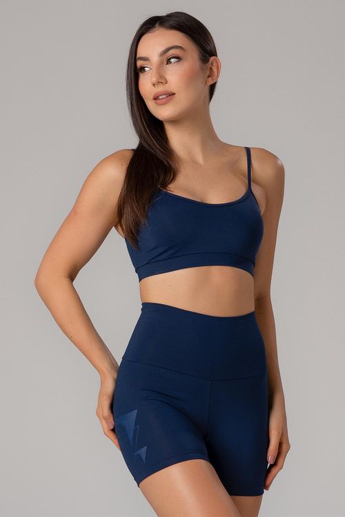 TOP FLEX COM BOJO REMOVÍVEL ADULTO - REF. F15810 - MARINHO - ADULTO