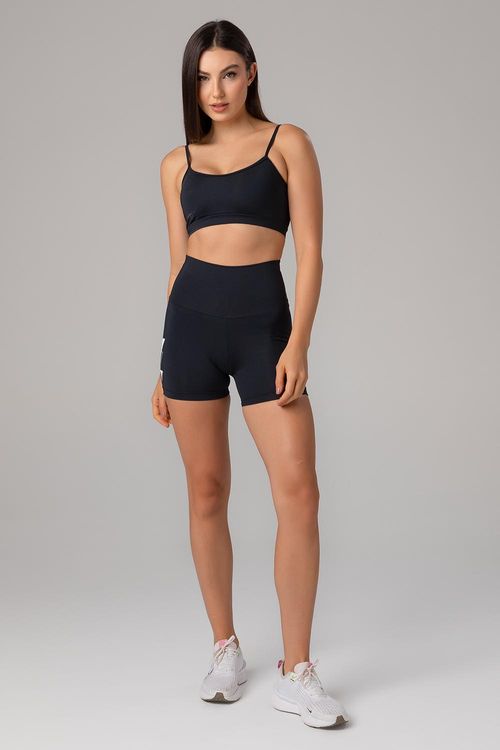 SHORTS FLEX ID ADULTO - REF. F15811 - PRETO