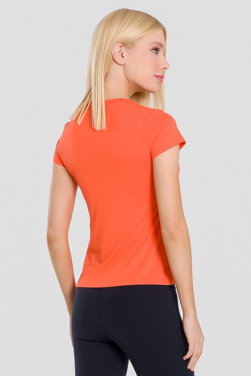 T-SHIRT ECO DRY ESSENTIAL ADULTO - REF. A860 - LARANJA ELETRICO - ADULTO