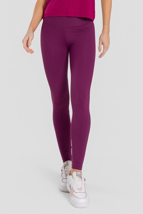 CALÇA LEGGING ESSENTIAL FLEX - REF. F15327 - MALBEC - ADULTO