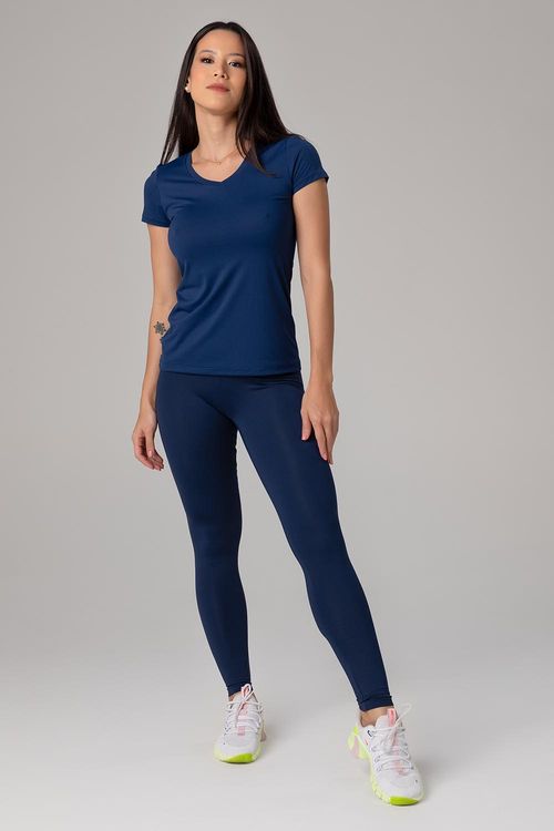 CALÇA LEGGING ESSENTIAL FLEX - REF. F15327 - MARINHO