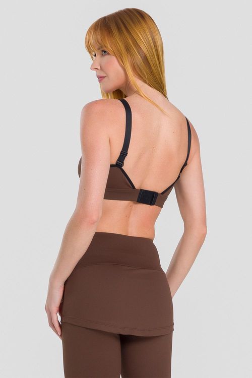 TOP COM FECHO SOFT ESSENTIAL ADULTO - REF. F13363 - MARROM