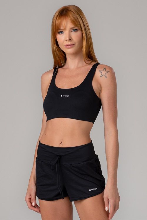 TOP SOFT TOUCH ESSENTIAL COM BOJO ADULTO - REF. F13265 - PRETO - ADULTO