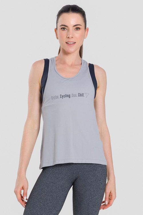 BLUSA BIO TRIATHLON - REF. F16277 - CINZA LOFT