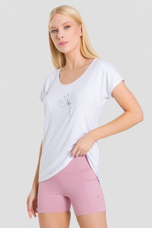 BLUSA FLUIDITY PETAL ADULTO - REF. F16432 - BRANCO