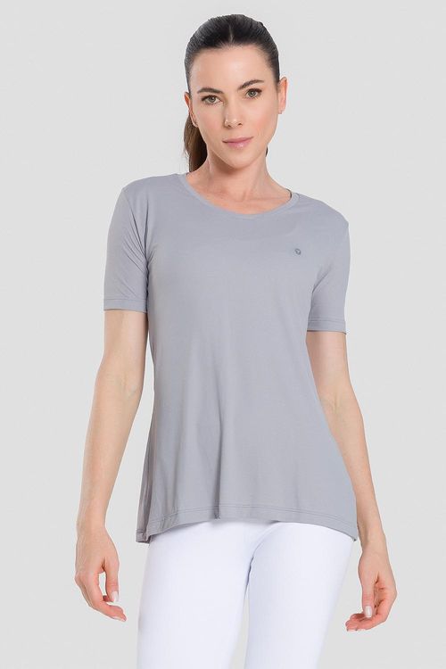 T-SHIRT ECO DRY WIDE ESSENTIAL ADULTO - REF. F15840 - CINZA LOFT - ADULTO