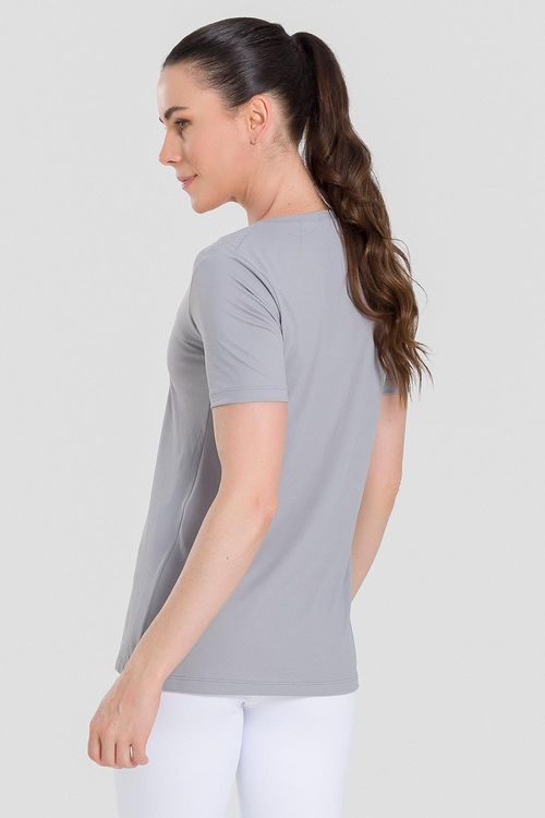 T-SHIRT ECO DRY WIDE ESSENTIAL ADULTO - REF. F15840 - CINZA LOFT - ADULTO