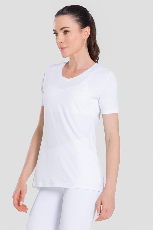 T-SHIRT ECO DRY WIDE ESSENTIAL ADULTO - REF. F15840 - BRANCO - ADULTO