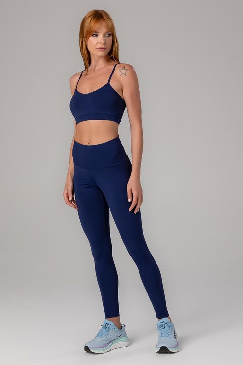 CALÇA LEGGING NAKAY COMFORT FIT COM BOLSO FUNCIONAL ADULTO - REF. F14901 - MARINHO