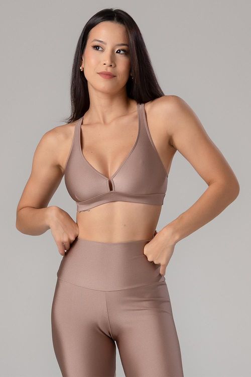 TOP SLIM SHAPE COM BOJO REMOVÍVEL ADULTO - REF. F15322 - NUT - ADULTO