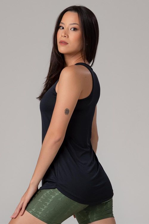 CAMISETA REGATA ESSENTIAL BREATHE ADULTO - REF. A782 - PRETO