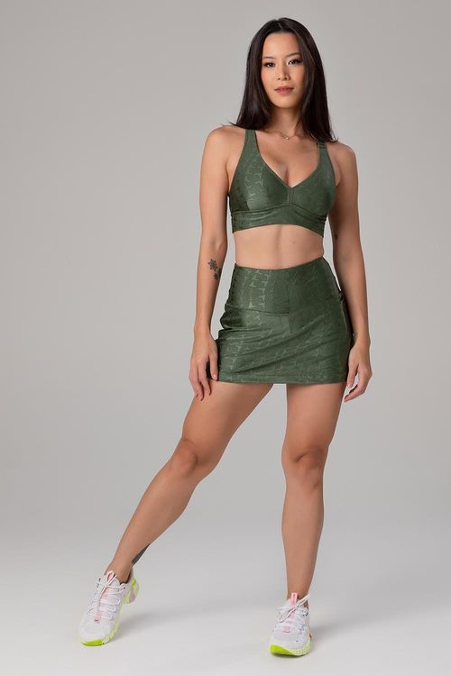 SAIA-SHORTS JACQUARD ID COM BOLSO ADULTO - REF. F15384 - VERDE CROCO