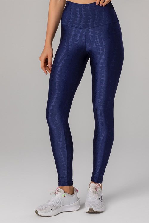 CALÇA LEGGING JACQUARD ID ADULTO - REF. F15382 - MARINHO
