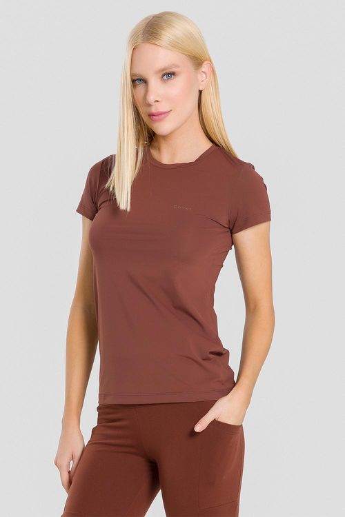 T-SHIRT NEUTRAL SLIM ADULTO - REF. F16240 - CACAU