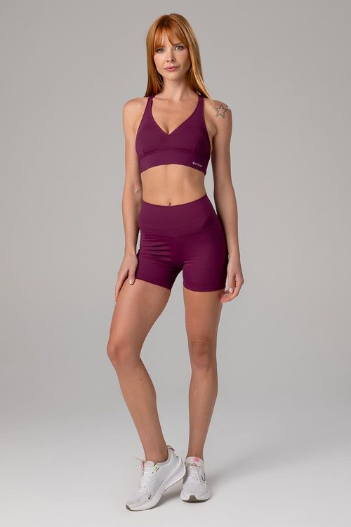 SHORTS ESSENTIAL FLEX ADULTO - REF. F15324 - MALBEC