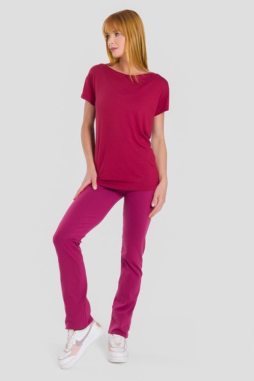 CALÇA SEQUINHA ESSENTIAL HIGH COMPRESSION ADULTO - REF. A294 - BORGONHA - ADULTO