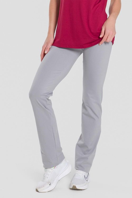 CALÇA SEQUINHA ESSENTIAL HIGH COMPRESSION ADULTO - REF. A294 - CINZA LOFT