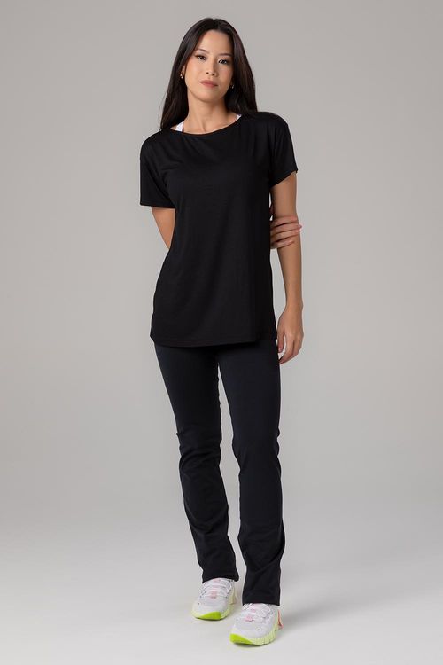 CALÇA SEQUINHA ESSENTIAL HIGH COMPRESSION ADULTO - REF. A294 - PRETO - ADULTO