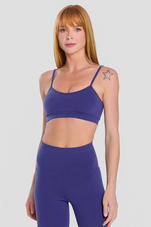 TOP HIGH COMPRESSION ESSENTIAL COM BOJO REMOVÍVEL ADULTO - REF. A853 - DUSK - ADULTO