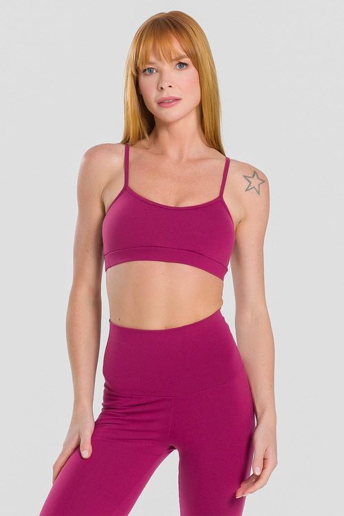 TOP HIGH COMPRESSION ESSENTIAL COM BOJO REMOVÍVEL ADULTO - REF. A853 - BORGONHA