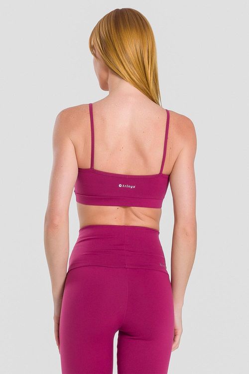 TOP HIGH COMPRESSION ESSENTIAL COM BOJO REMOVÍVEL ADULTO - REF. A853 - BORGONHA