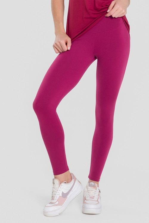 CALÇA LEGGING ESSENTIAL HIGH COMPRESSION ADULTO - REF. A723 - BORGONHA