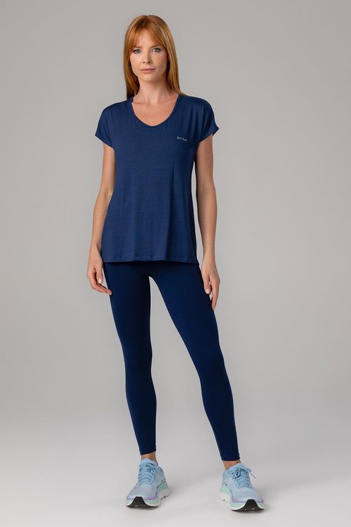 CALÇA LEGGING ESSENTIAL HIGH COMPRESSION ADULTO - REF. A723 - MARINHO - ADULTO