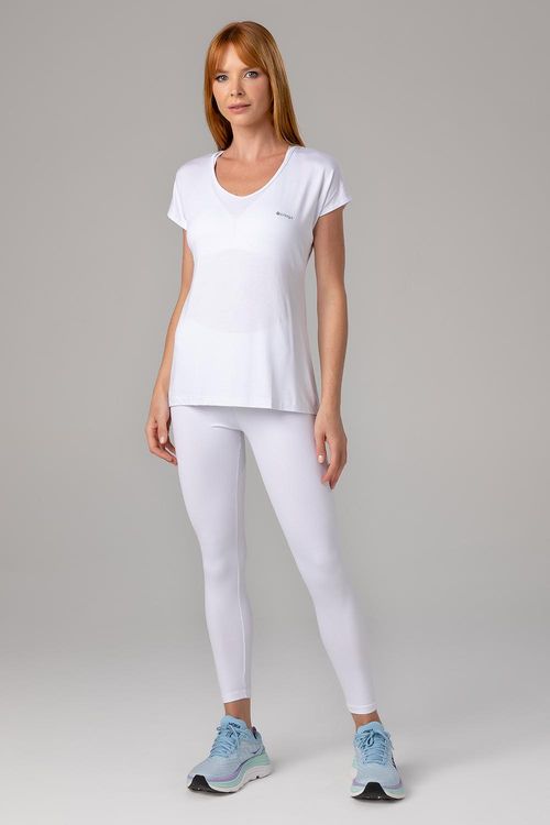 CALÇA LEGGING ESSENTIAL HIGH COMPRESSION ADULTO - REF. A723 - BRANCO - ADULTO