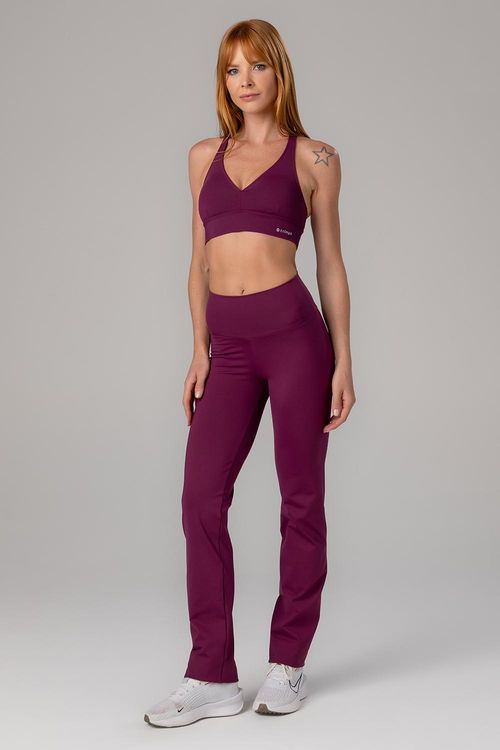 CALÇA SEQUINHA ESSENTIAL FLEX ADULTO - REF. F15442 - MALBEC - ADULTO