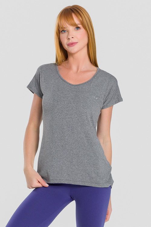 T-SHIRT ESSENTIAL FLUIDITY ADULTO - REF. A649 - MESCLA FORTE