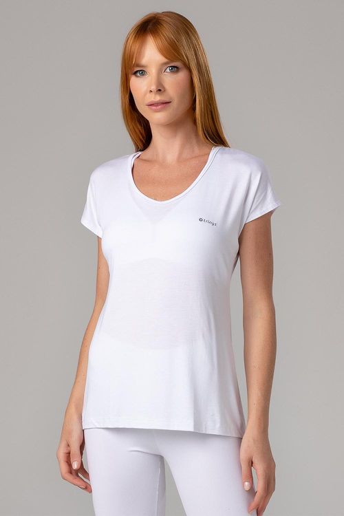 T-SHIRT ESSENTIAL FLUIDITY ADULTO - REF. A649 - BRANCO