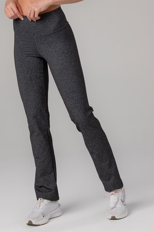 CALÇA SEQUINHA ESSENTIAL FLEX ADULTO - REF. F15442 - MESCLA PRETO