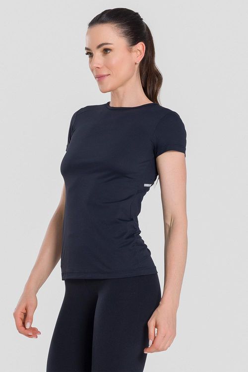 T-SHIRT ECO DRY ESSENTIAL ACTIVE ADULTO - REF. F15021 - PRETO