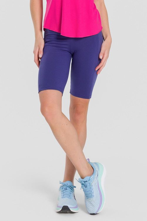 BERMUDA COM BOLSO ESSENTIAL HIGH COMPRESSION ADULTO - REF. A857 - DUSK