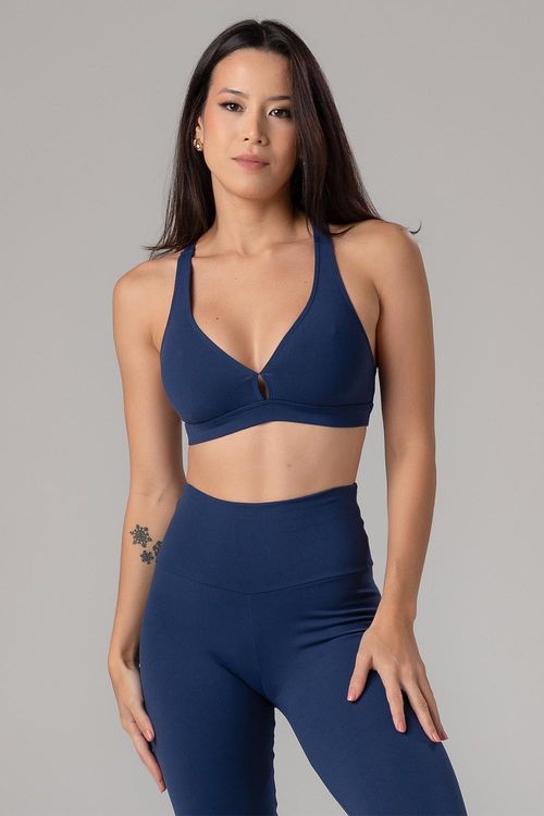 TOP PRO PERFORMANCE COM BOJO REMOVÍVEL ADULTO - REF. F11312 - MARINHO