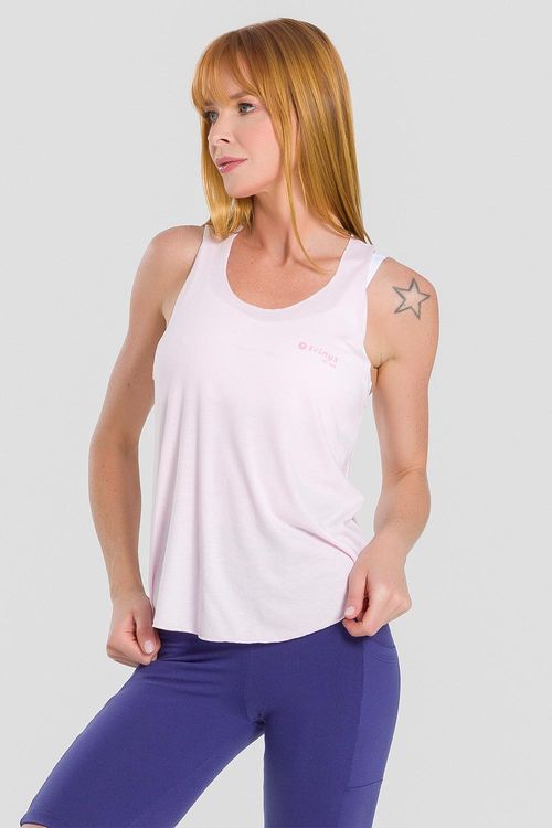 CAMISETA REGATA ESSENTIAL HIGH FLOW ADULTO - REF. F16241 - ROSA FORTE - ADULTO