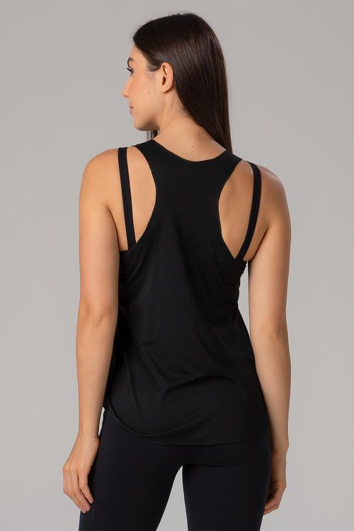 CAMISETA REGATA ESSENTIAL HIGH FLOW ADULTO - REF. F16241 - PRETO - ADULTO