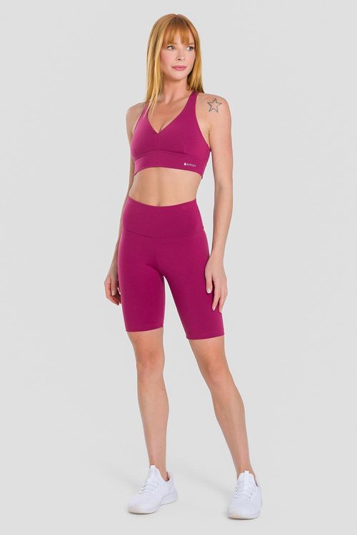 BERMUDA ESSENTIAL HIGH COMPRESSION ADULTO - REF. A716 - BORGONHA - ADULTO