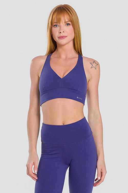 TOP HIGH COMPRESSION DECOTE V COM BOJO REMOVÍVEL ADULTO - REF. F12171 - DUSK