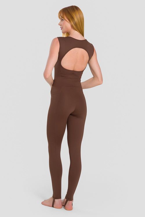 MACACÃO EMANA SLIM COM ALÇA NO PÉ ADULTO - REF. F16309 - ESPRESSO