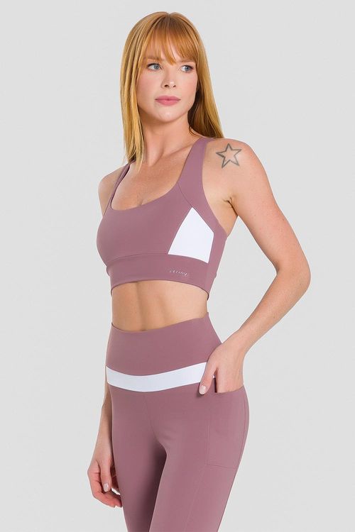 TOP EMANA DUO COM BOJO REMOVÍVEL ADULTO - REF. F16301 - CASTANHEIRA