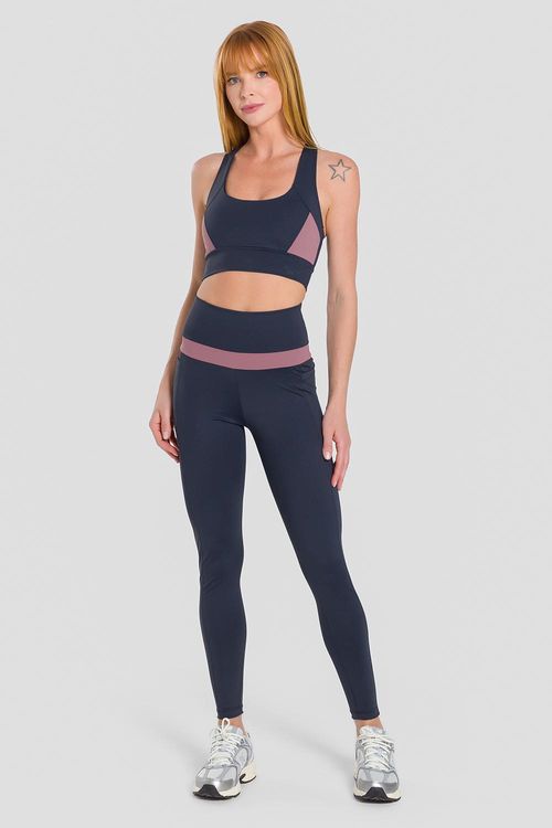 LEGGING EMANA DUO COM BOLSO ADULTO - REF. F16302 - PRETO