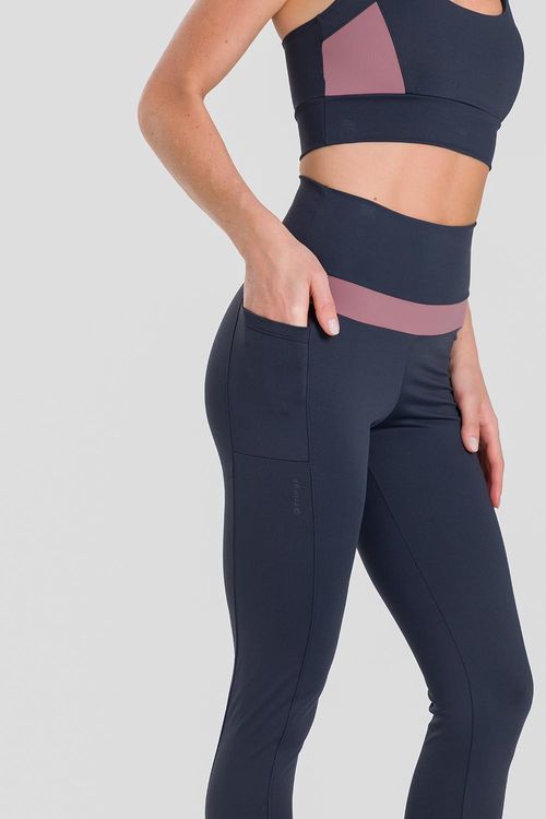 LEGGING EMANA DUO COM BOLSO ADULTO - REF. F16302 - PRETO