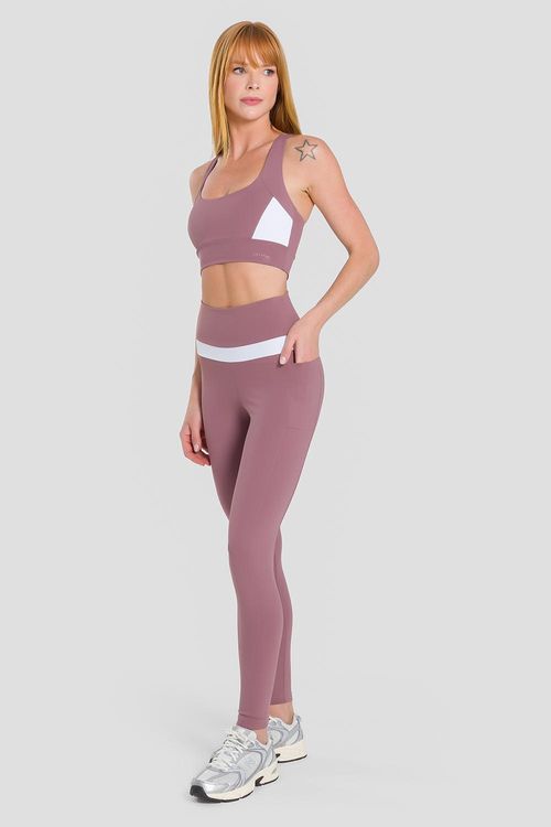 LEGGING EMANA DUO COM BOLSO ADULTO - REF. F16302 - CASTANHEIRA