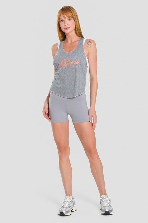 SHORT ESSENTIAL HIGH COMPRESSION ADULTO - REF. F15638 - CINZA LOFT