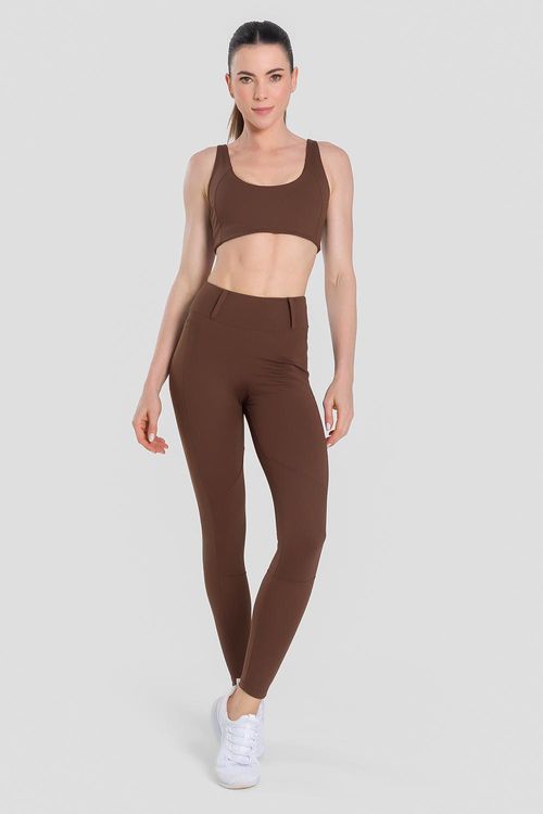 LEGGING EMANA COM BOLSO ADULTO - REF. F16304 - ESPRESSO