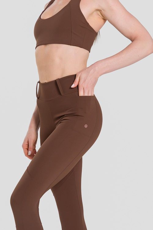 LEGGING EMANA COM BOLSO ADULTO - REF. F16304 - ESPRESSO